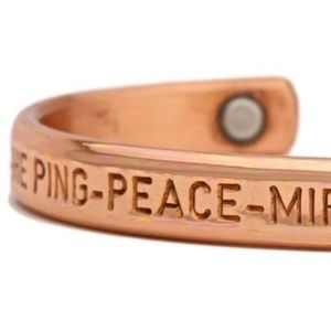 NEW Peace Copper Magnetic Bracelet by Sergio Lub